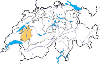 carte Fribourg