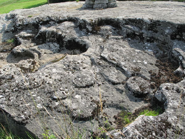 Detail of the quarry