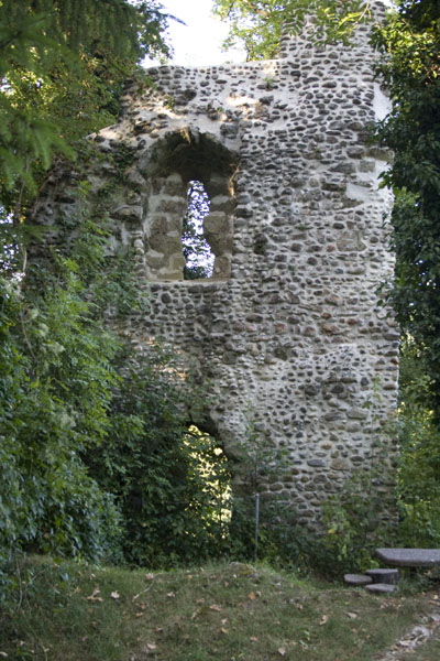 Building inside the castle