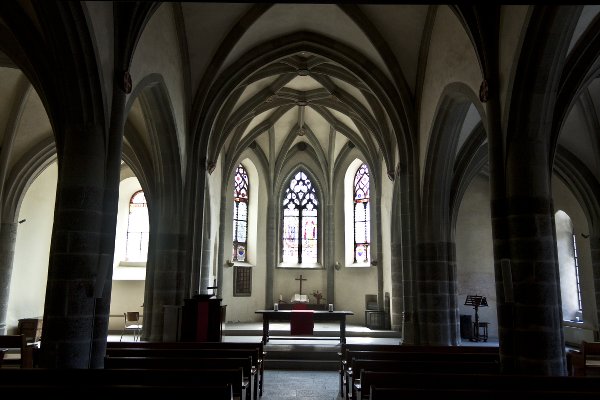 interior view of the church